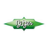 Bitzer groenen logo, koeltechnologie bedrijf merknaam.