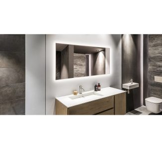 Infrarood spiegel, bij uitstek geschikt voor sanitaire gedeeltes.