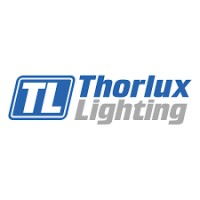 Thorlux Lighting bedrijfslogo in blauw en grijs