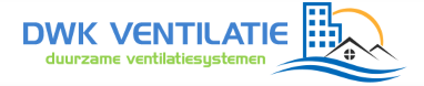DWK Ventilatie logo met duurzame ventilatiesystemen