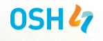OSH logo met een kleurrijk ontwerp