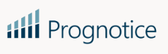 Logo van Prognotice met staafdiagram